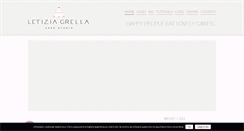 Desktop Screenshot of letiziagrella.it