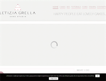 Tablet Screenshot of letiziagrella.it